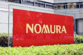 Nomura Securities signboard and logo